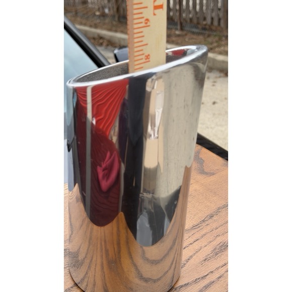 Nambe 541 Wine Chiller Cooler Modern Metal Barware Made in USA - Picture 7 of 10